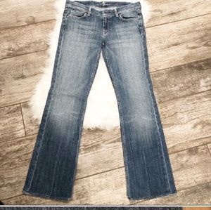 Rhinestone embellished seven for all mankind jeans
